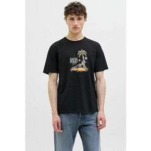 Tricou din bumbac cu imprimeu cu craniu imagine