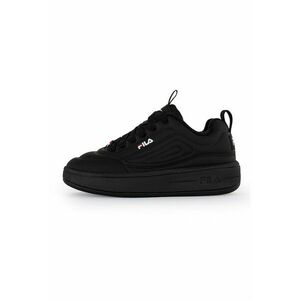 Pantofi sport din piele ecologica cu talpa flatform si logo Superbubble imagine