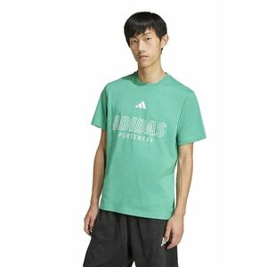 Tricou cu imprimeu logo si decolteu la baza gatului imagine