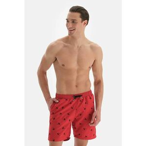 Pantaloni scurti de baie cu imprimeu tropical imagine