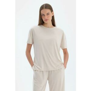 Tricou uni din amestec de modal imagine