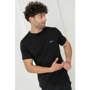 Tricou slim fit cu decolteu la baza gatului imagine