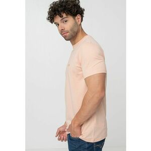 Tricou slim fit cu decolteu la baza gatului imagine