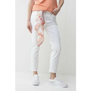 Blugi crop cu esarfa imagine