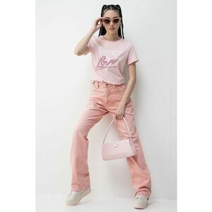 Tricou regular fit cu imprimeu logo imagine