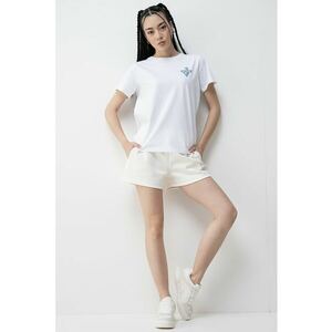 Tricou regular fit cu imprimeu pe piept imagine