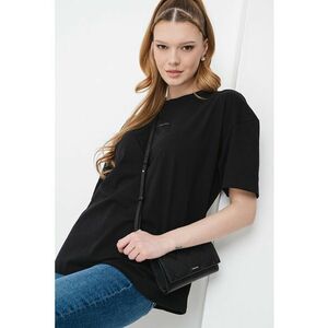 Tricou lejer cu logo frontal discret imagine