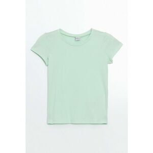 Tricou din bumbac cu model uni imagine