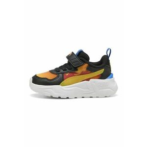 Pantofi sport cu inchidere velcro si model colorblock imagine