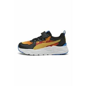 Pantofi sport cu model grafic si segment cu inchidere velcro imagine