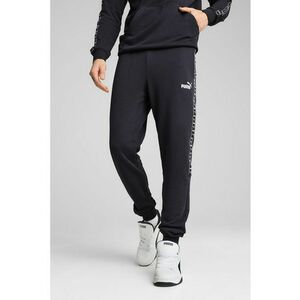 Pantaloni de trening cu croiala conica si buzunare laterale imagine