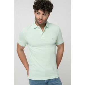 Tricou polo slim fit din amestec de bumbac organic imagine