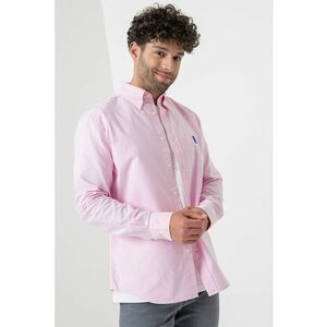 Camasa regular fit cu logo discret imagine