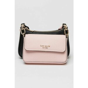 Geanta crossbody din piele cu model stratificat imagine