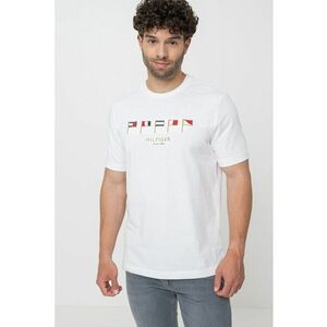 Tricou cu decolteu la baza gatului si detalii brodate imagine