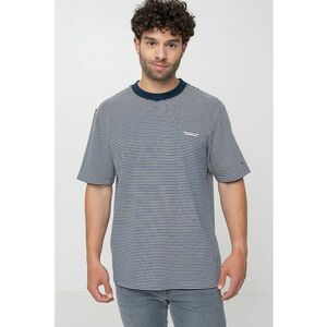 Tricou cu decolteu la baza gatului si dungi imagine