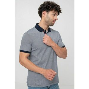 Tricou polo de bumbac cu dungi imagine