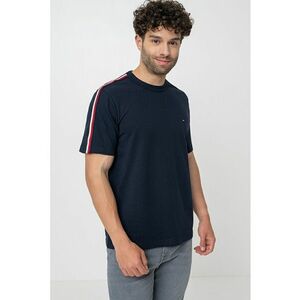 Tricou de bumbac cu decolteu la baza gatului imagine