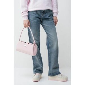 Blugi relaxed fit cu aspect decolorat imagine