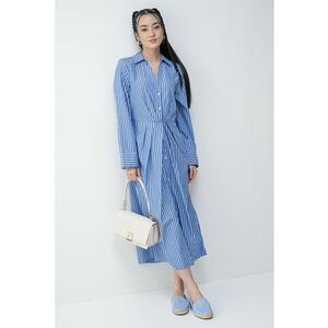 Rochie-camasa maxi cu dungi imagine