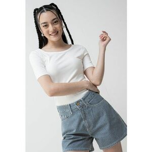 Tricou slim fit striat imagine