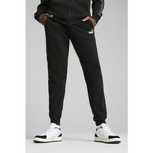 Pantaloni de trening cu croiala conica si buzunare laterale imagine