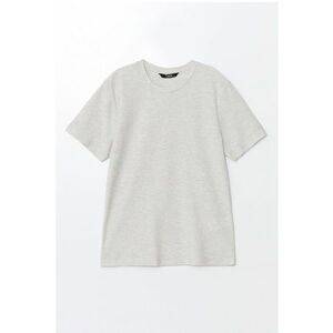 Tricou lejer cu decolteu la baza gatului imagine