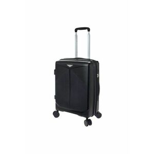 Troler mare extensibil Mars - 75x50x33 cm - +20% capacitate - bagaj de cala - polipropilena - cifru TSA - 4 roti 360° - negru imagine