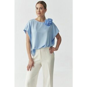 Bluza cu aspect de satin imagine