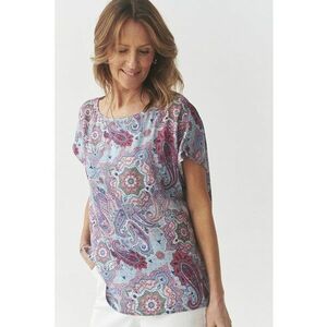 Bluza cu maneci scurte si model imagine