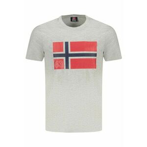 Tricou barbati - cu logo - din bumbac - Regular fit imagine