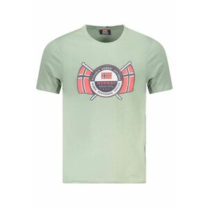 Tricou barbati cu logo - din bumbac - Regular fit imagine