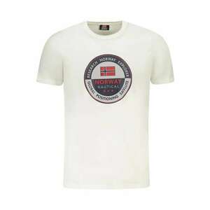 Tricou barbati - din bumbac - Regular fit - Alb imagine