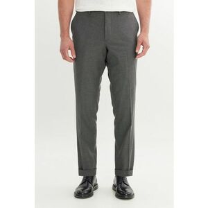 Pantaloni conici cu talie medie imagine