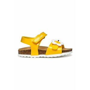 Sandale cu aspect lacuit si velcro imagine