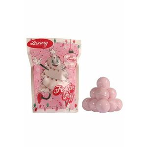 Set Cadou Festive Fizz - Candy Canes - Cocoa & Vanilla Swirl - Bile de Baie in Punga Printata Festiv - 10 x 15 g imagine