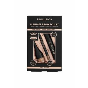 Kit pentru sculptarea sprancenelor Ultimate Brow Sculpt - Soft Brown - 3 articole imagine