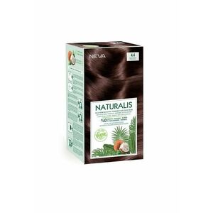Vopsea de par vegana fara amoniac - Saten Castaniu 4.4 - Naturalis - 150 ml imagine