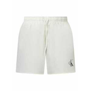 Pantaloni scurti barbati pentru inot cu logo - regular fit - alb imagine