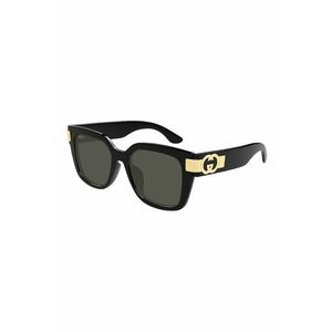 Ochelari de soare cu lentile uni - Auriu - Negru - imagine