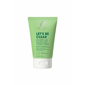 Gel de Curatare & Masca cu Argila pentru ten gras pentru Barbati - 125 ml imagine