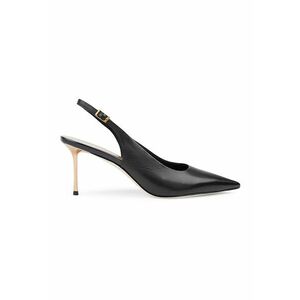 Pantofi slingback de piele cu varf ascutit imagine