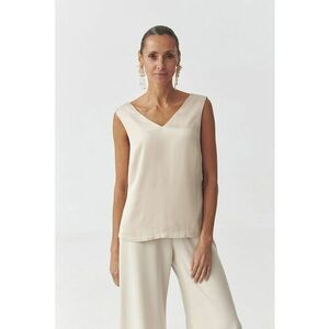 Bluza cu decolteu in V si model uni imagine