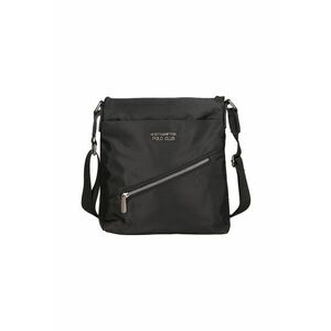 Geanta crossbody cu logo discret imagine