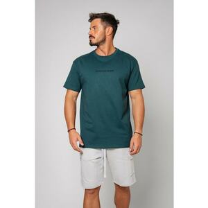 Tricou Barbati Heavy Oversized Green 13039 imagine
