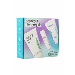 Set Dermalogica Clear Start Breakout Clearing Kit – Aqua Jelly 25 ml - Cleanser spuma de curatare 75 ml - Booster tratament local cu niacinamida 10 ml imagine