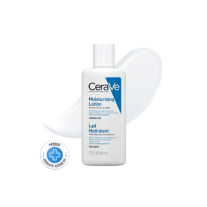 Lotiune hidratanta pentru fata si corp travel size cu ceramide si acid hialuronic - pentru piele uscata si foarte uscata - 88 ml imagine