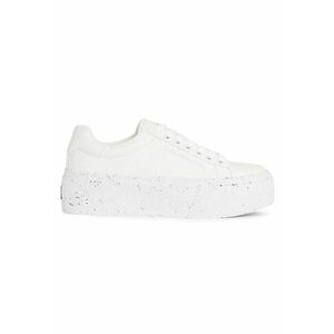 Pantofi sport pentru Femei - bold vulc flatf low laceup wn - YW0YW01229-0K8 - Alb imagine