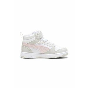 Pantofi sport pentru Fete - rebound v6 mid ac+ ps - 393832-04 - Alb imagine