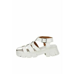 Sandale albe cu talpa groasa N75-5 130 14899 imagine